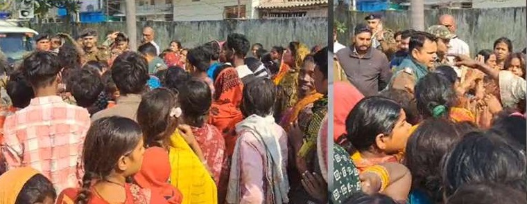 बेगूसराय में बवाल: झुग्गी-झोपड़ी के लोगों ने डीएम को बंधक बनाया