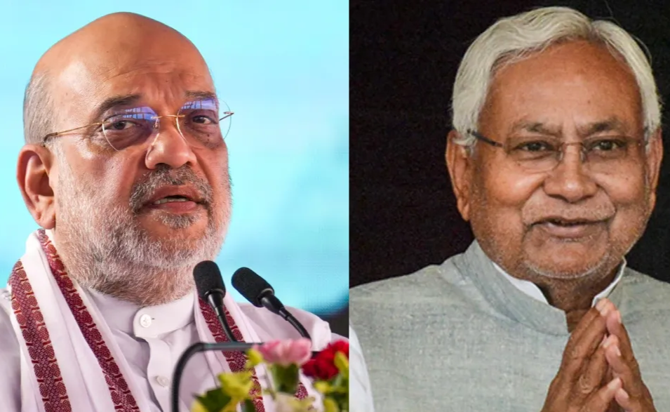 पटना में अमित शाह और नीतीश कुमार की अहम बैठक, नई सरकार के मंत्रियों की सूची पर अंतिम फैसला।