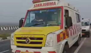 बिहार में मोकामा फोरलेन पर तीर्थ यात्रियों की बस खाई में गिरने का सड़क हादसा