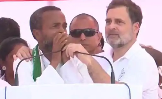 RahuI Gandhi emotional during campaign in Purnia supporting Congress candidate Irfan Alam, son of a postman, during Bihar Elections 2025