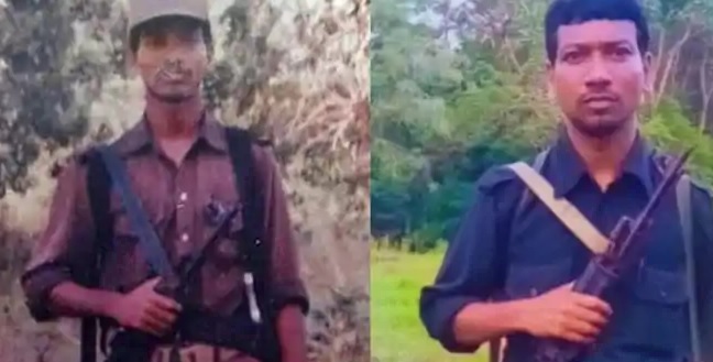 CRPF और सुरक्षा बलों द्वारा नक्सली हिडमा के मुठभेड़ स्थल से बरामद हथियार और सामग्री