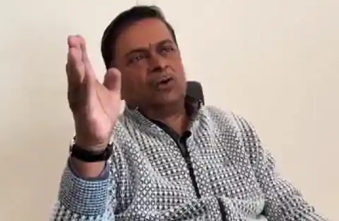 सोशल मीडिया पर वायरल हुए आरके सिंह के धमकी भरे वीडियो का स्क्रीनशॉट