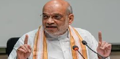 दिल्ली में अमित शाह और सम्राट चौधरी की मुलाकात का दृश्य, बिहार सरकार के रोडमैप पर चर्चा।