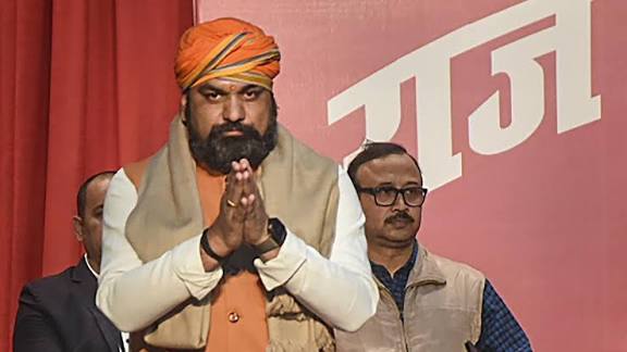 Samrat Chaudhary Bihar Home Minister giving statement on law and order