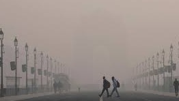 Delhi air pollution smog fog AQI very poor visibility in Delhi NCR