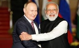 हैदराबाद हाउस में भारत-रूस शिखर वार्ता के दौरान मोदी और पुतिन की संयुक्त प्रेस कॉन्फ्रेंस