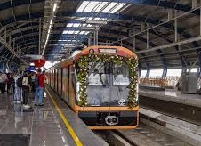 Patna Metro construction work at underground corridor and stations.