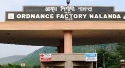 Security forces deployed after bomb threat email sent to Rajgir Ordnance Factory in Bihar.